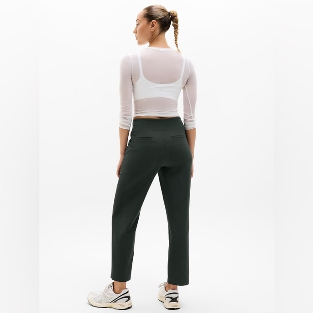 Athleta Endless High Rise Pants Size 8 Green - Picture 2 of 11